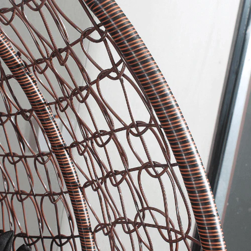 Egg Chair Hanging-  Brown Basket & Brown Cushion - Image 4