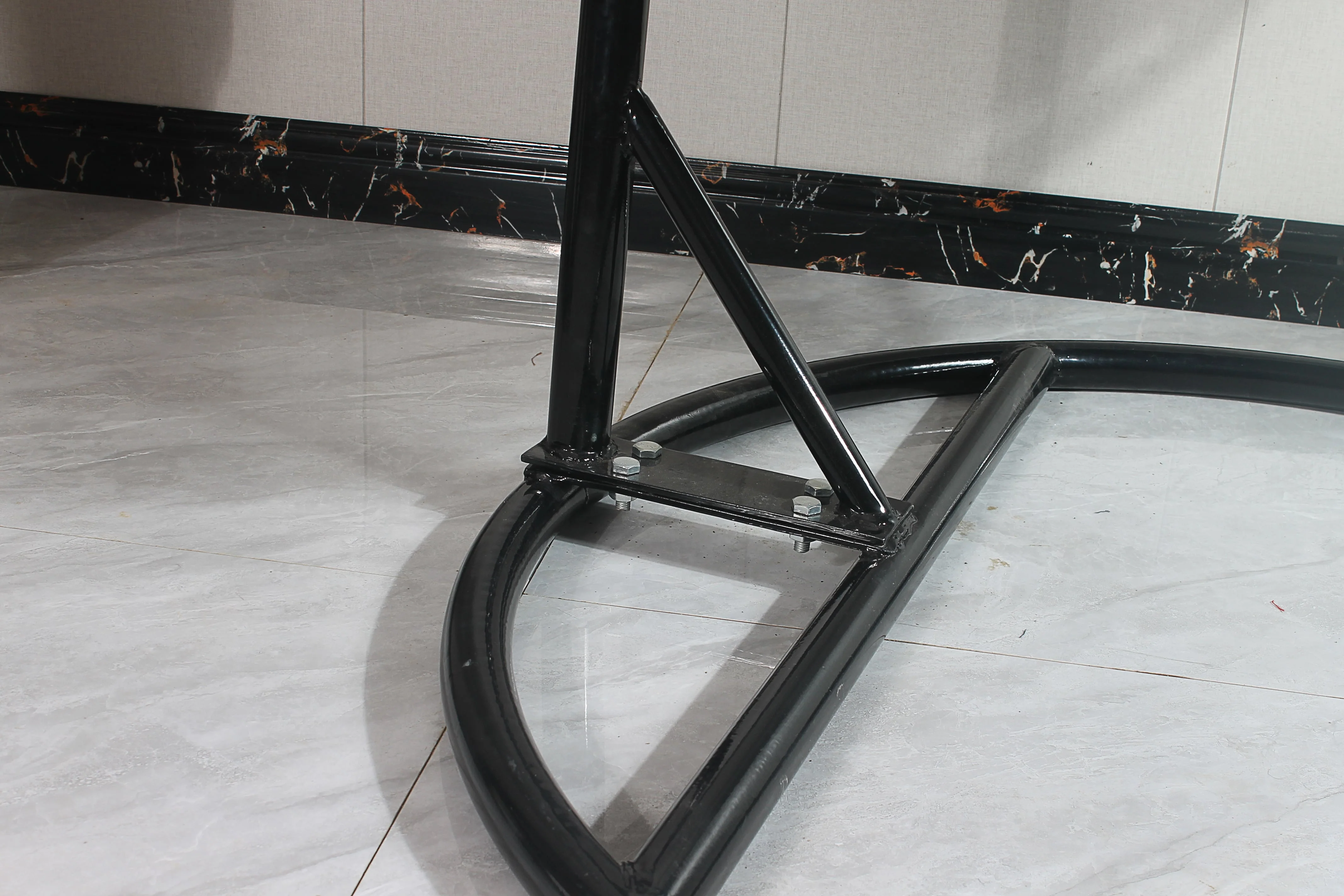 Egg Chair Hanging-  Black Basket & Black Cushion - Image 3