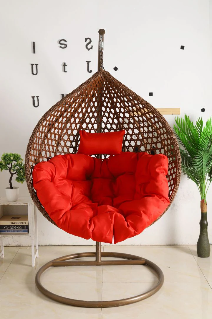 Egg Chair Hanging LUXURY model - Brown Basket - Image 4