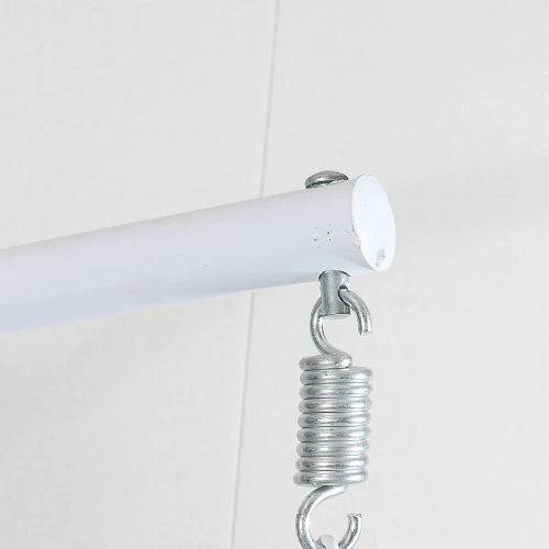 Egg Chair Hanging-  White Basket & Black Cushion - Image 3