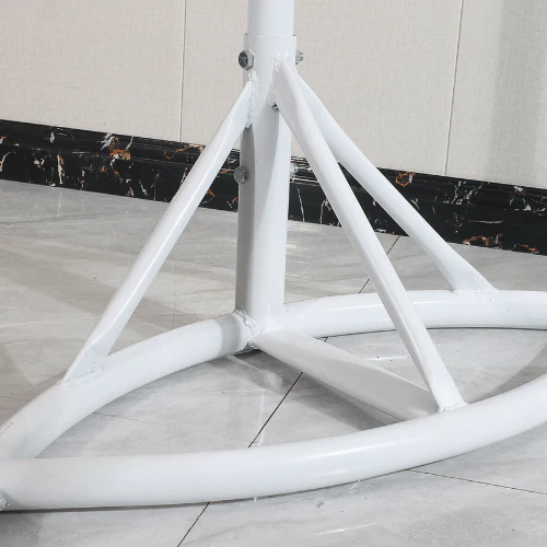 Egg Chair Hanging-  White Basket & Grey Cushion - Image 4